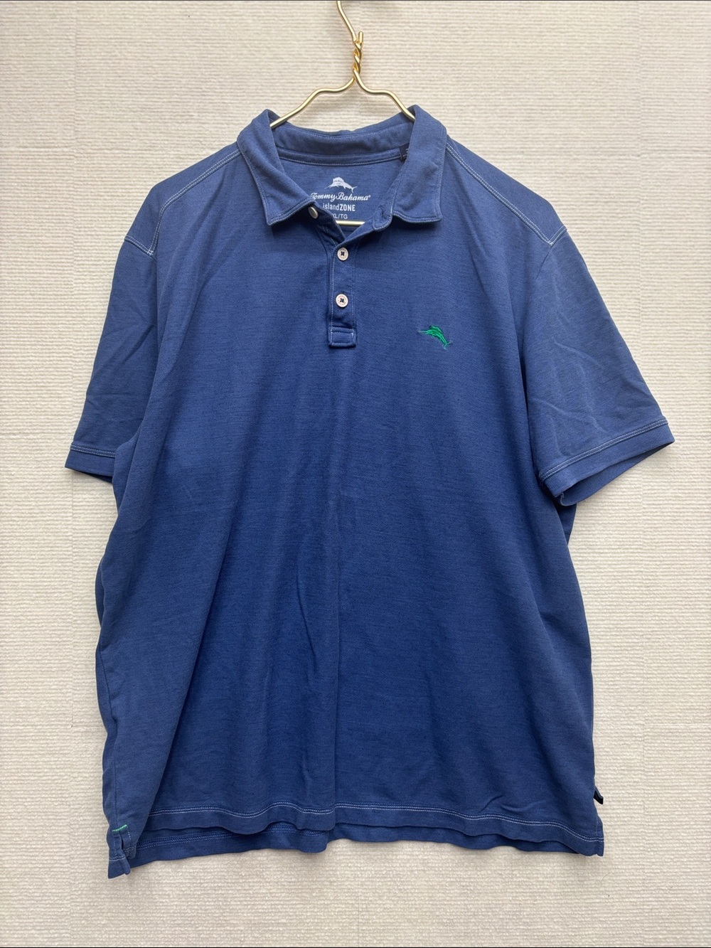 Tommy Bahama | island zone XL Navy Blue Polo with Green Embroidered Logo